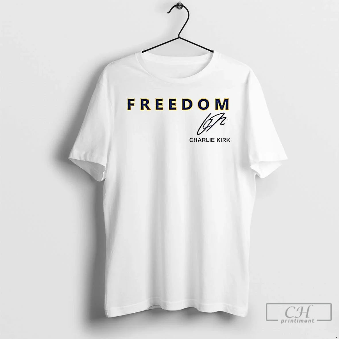 Premium Montana State X Charlie Kirk Freedom - Adult & Kids T-Shirts, Sweatshirts & Hoodies apparel design preview 1