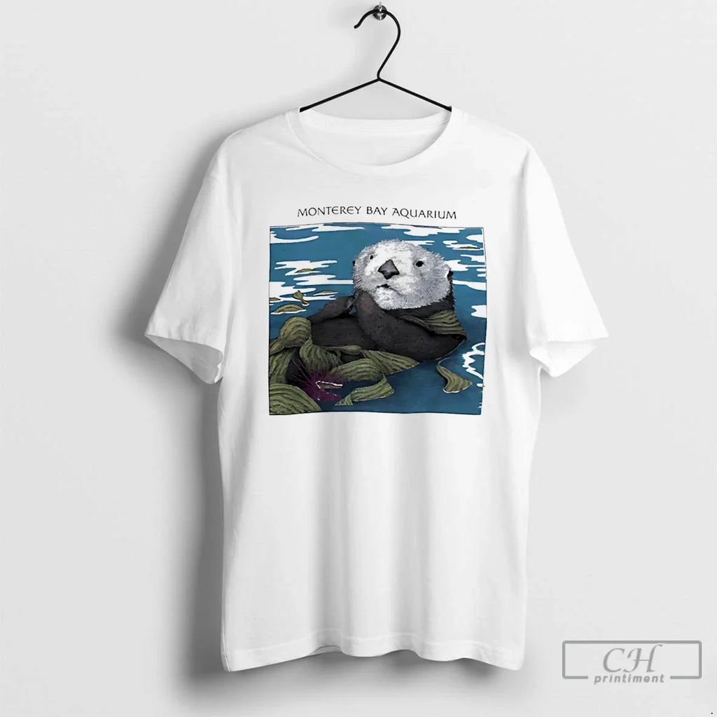 Premium Monterey Bay Aquarium Otter - Adult & Kids T-Shirts, Sweatshirts & Hoodies apparel design preview 1