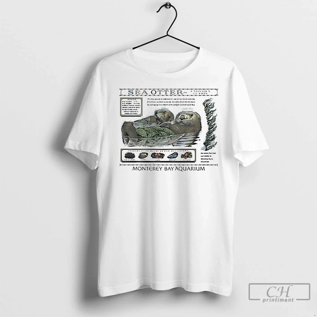 Premium Monterey Bay Aquarium Otter Taylor - Adult & Kids T-Shirts, Sweatshirts & Hoodies apparel design preview 1
