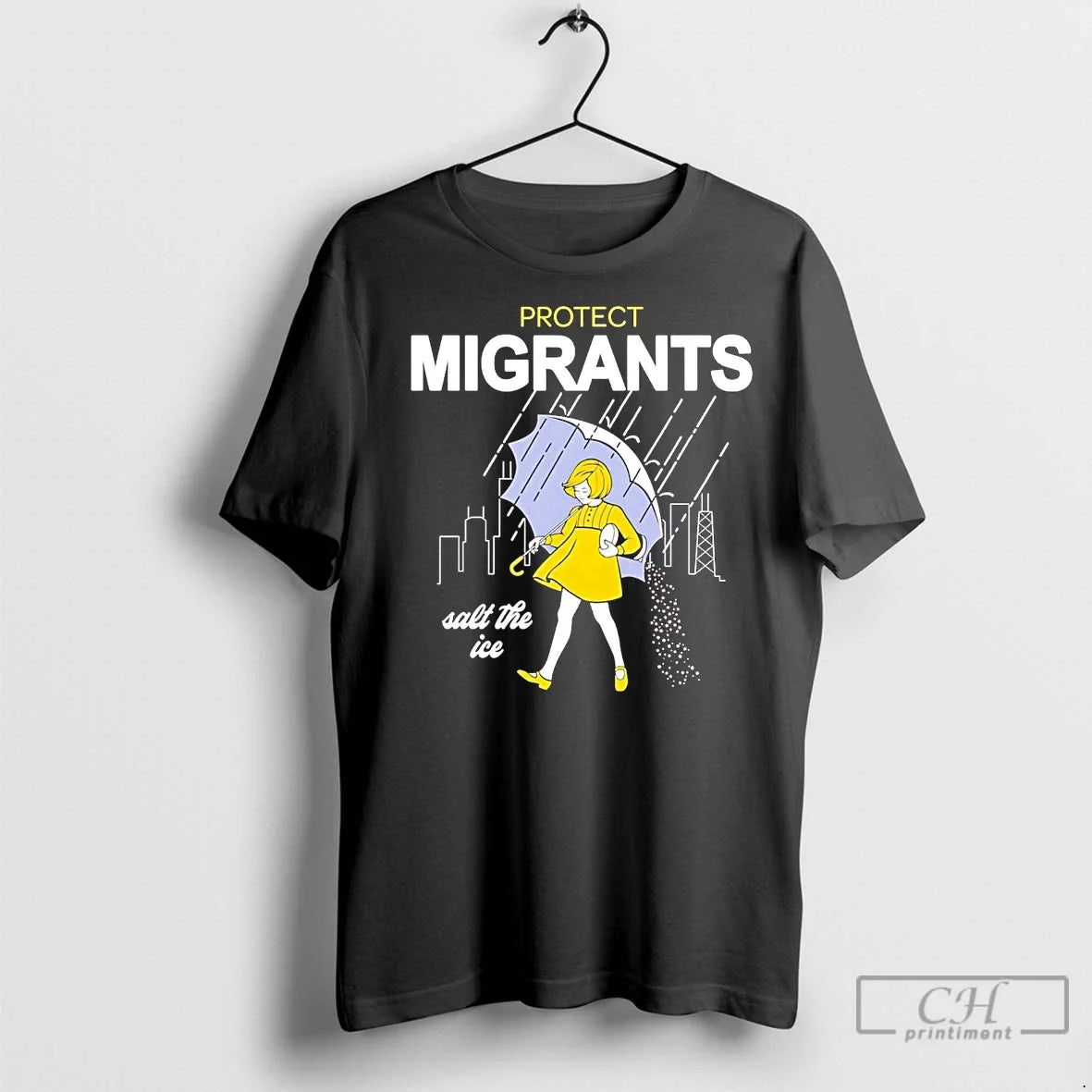 Premium Morton Salt Girl Protect Migrants The Ice - Adult & Kids T-Shirts, Sweatshirts & Hoodies apparel design preview 1