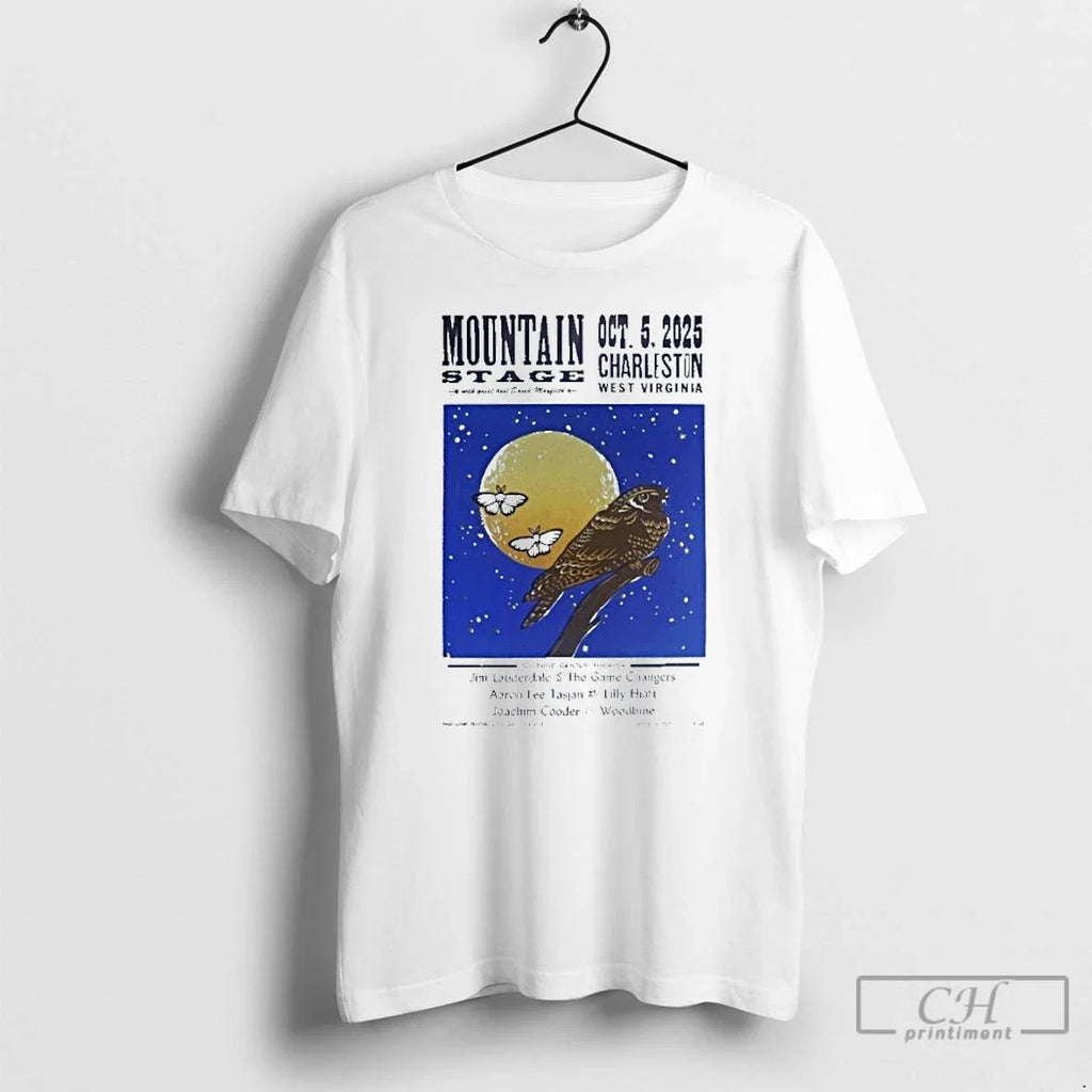Premium Mountain Stage Oct 5 2025 Charleston West - Adult & Kids T-Shirts, Sweatshirts & Hoodies apparel design preview 1