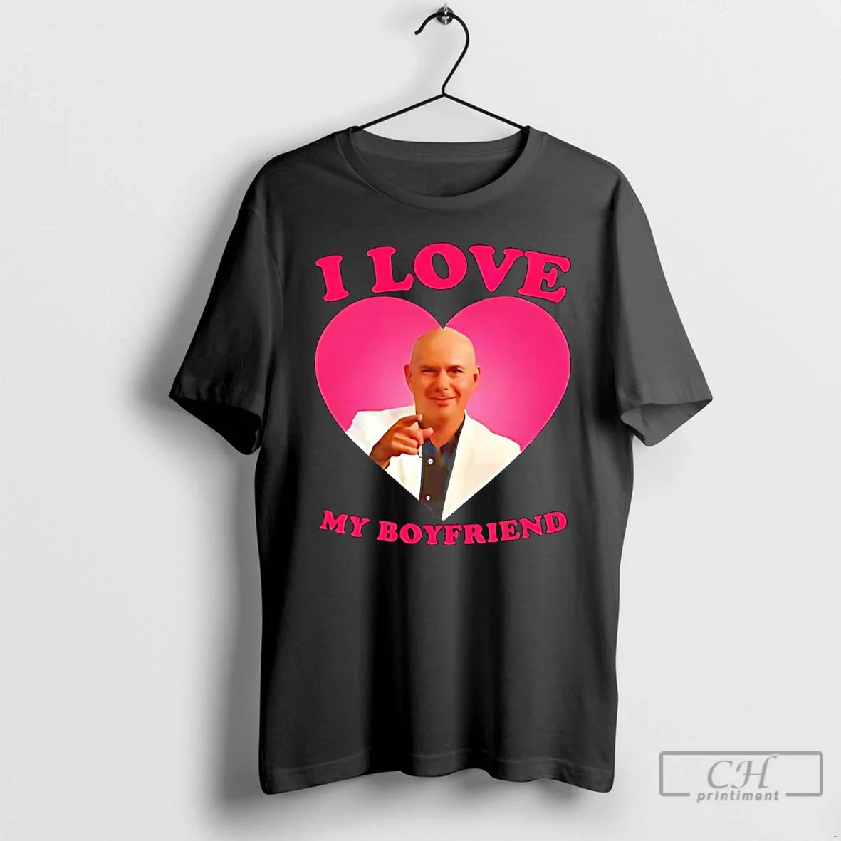 Premium Mr Worldwide Pitbull I Love My Boyfriend - Adult & Kids T-Shirts, Sweatshirts & Hoodies apparel design preview 1