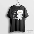 Premium Mummy Black Cat Halloween Get Meowt Of Here - Adult & Kids T-Shirts, Sweatshirts & Hoodies apparel design preview 1