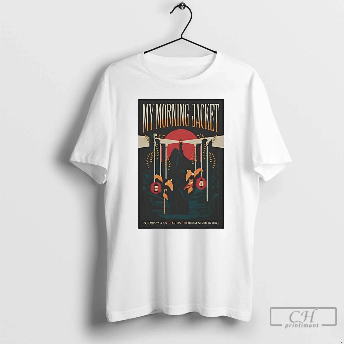 Premium My Morning Jacket The Anthem In Washington Dc - Adult & Kids T-Shirts, Sweatshirts & Hoodies apparel design preview 1