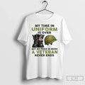 Premium My Time In Uniform Is Over But Pride Being A - Adult & Kids T-Shirts, Sweatshirts & Hoodies apparel design preview 1