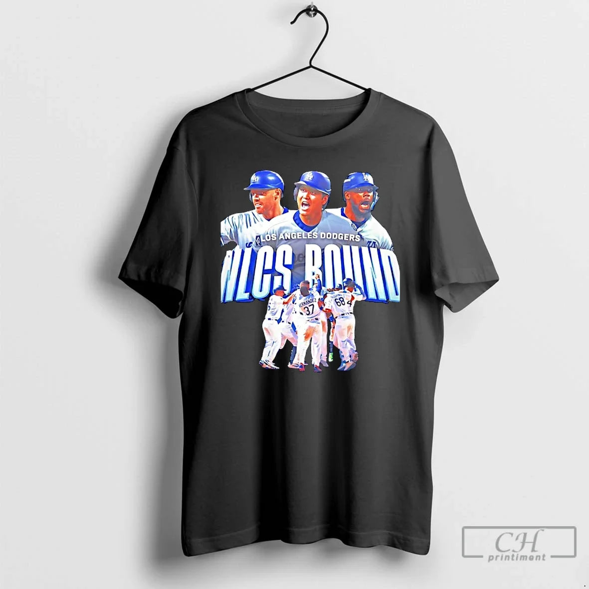 Premium Nlcs Bound Los Angeles Dodgers Baseball Team - Adult & Kids T-Shirts, Sweatshirts & Hoodies apparel design preview 1