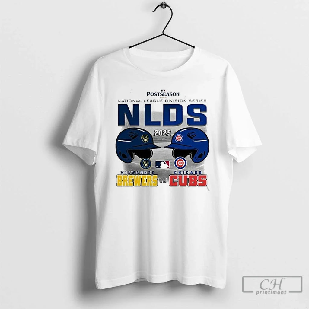 Premium Nlds Matchup 2025 Cubs Vs Brewers Postseason - Adult & Kids T-Shirts, Sweatshirts & Hoodies apparel design preview 1