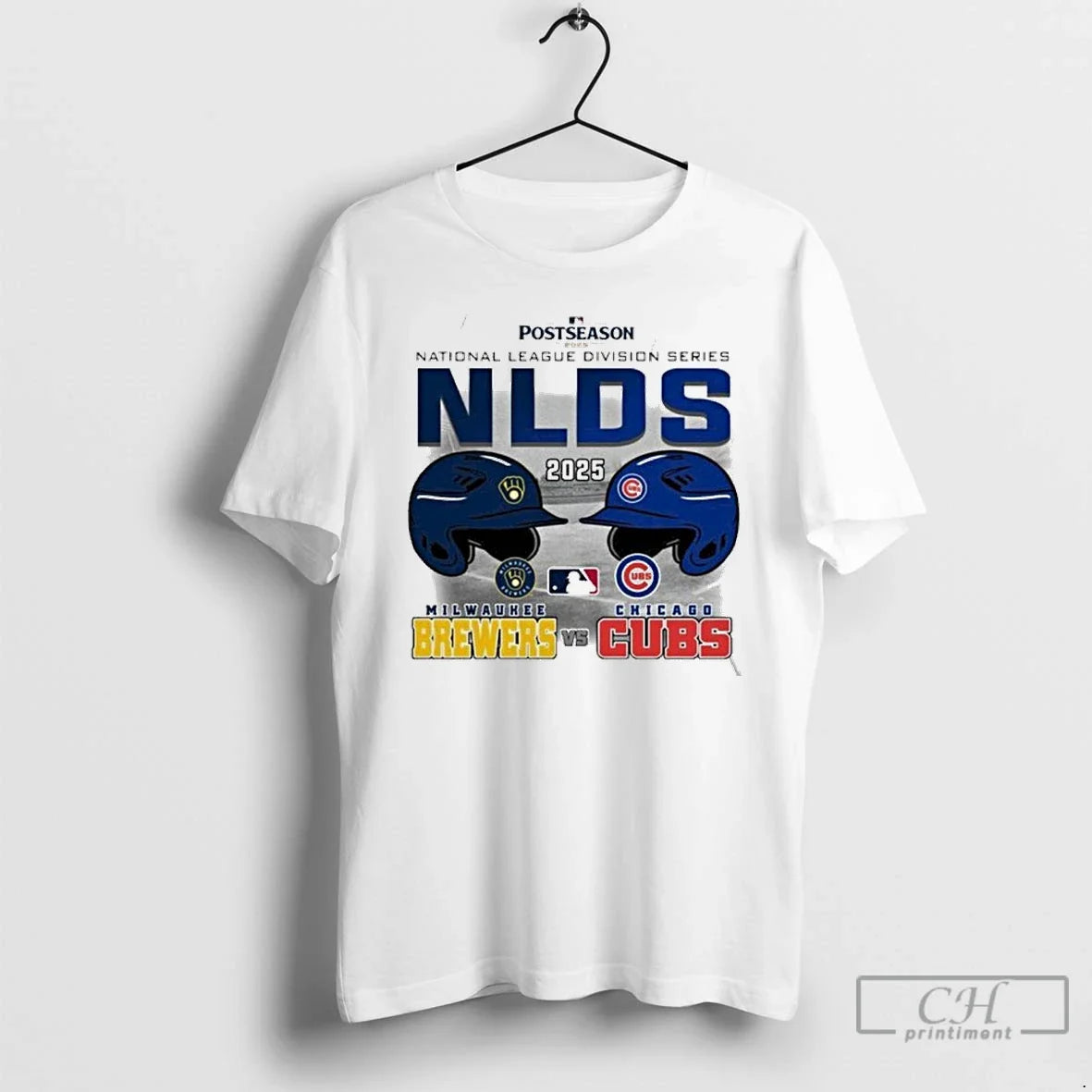 Premium Nlds Matchup 2025 Cubs Vs Brewers Postseason - Adult & Kids T-Shirts, Sweatshirts & Hoodies apparel design preview 1