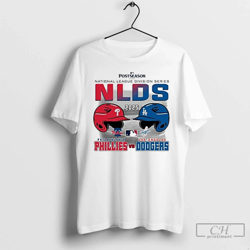 Premium Nlds Matchup 2025 Dodgers Vs Phillies - Adult & Kids T-Shirts, Sweatshirts & Hoodies apparel design preview 1