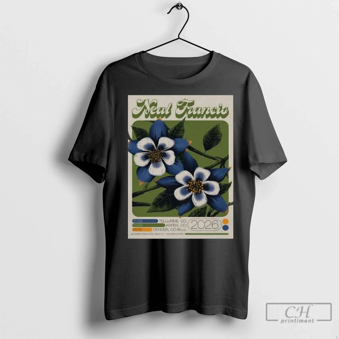 Premium Neal Francis Jan 9 2026 Aspen Co Long Sleve - Adult & Kids T-Shirts, Sweatshirts & Hoodies apparel design preview 1