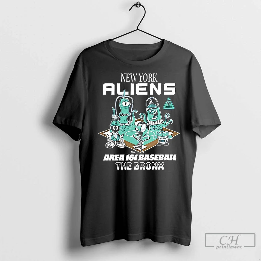 Premium New York Aliens Area 161 Baseball The Bronx - Adult & Kids T-Shirts, Sweatshirts & Hoodies apparel design preview 1