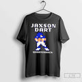 Premium New York Giants Football Jaxson Dart Retro - Adult & Kids T-Shirts, Sweatshirts & Hoodies apparel design preview 1