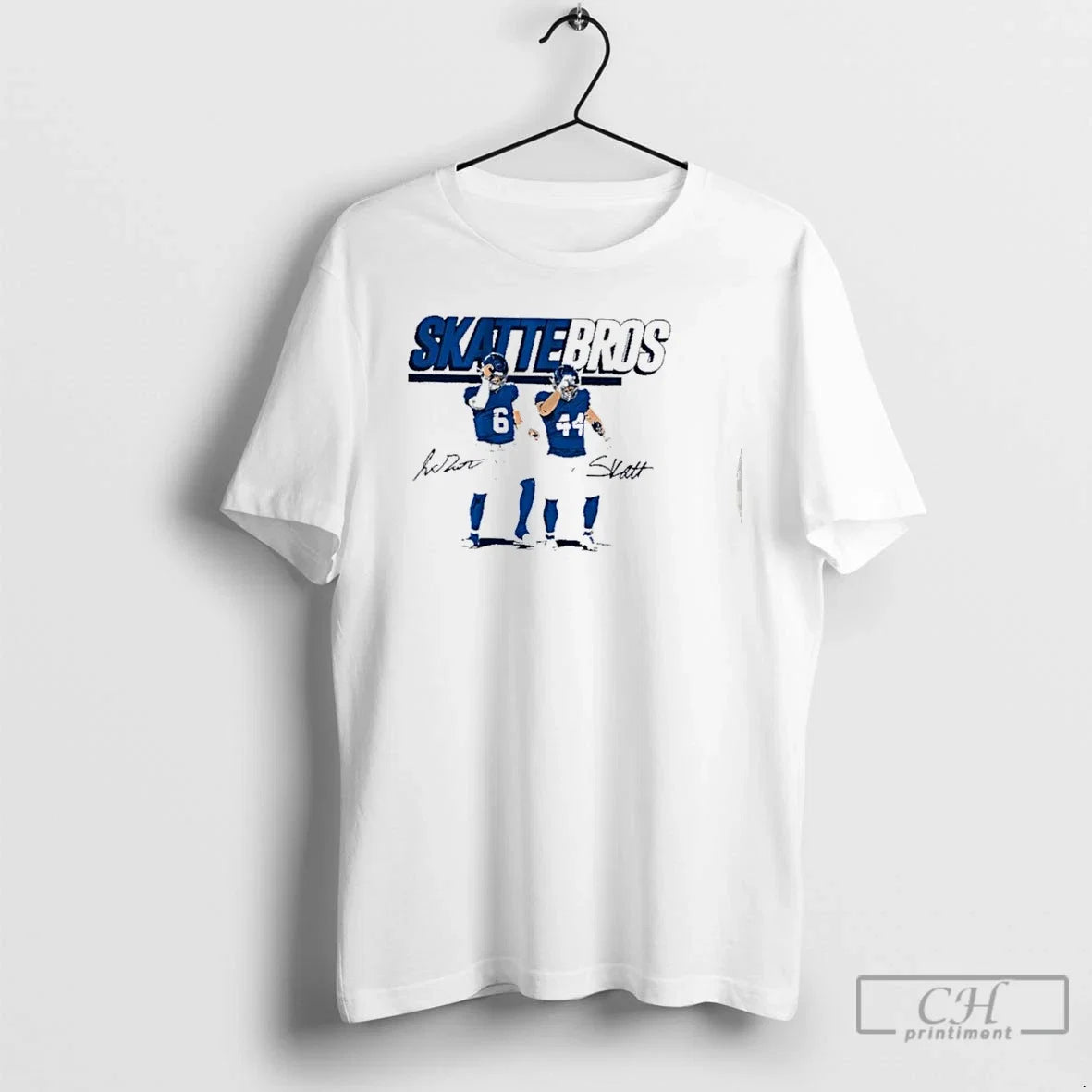 Premium New York Giants Jaxson Dart Cam Skattebo - Adult & Kids T-Shirts, Sweatshirts & Hoodies apparel design preview 1