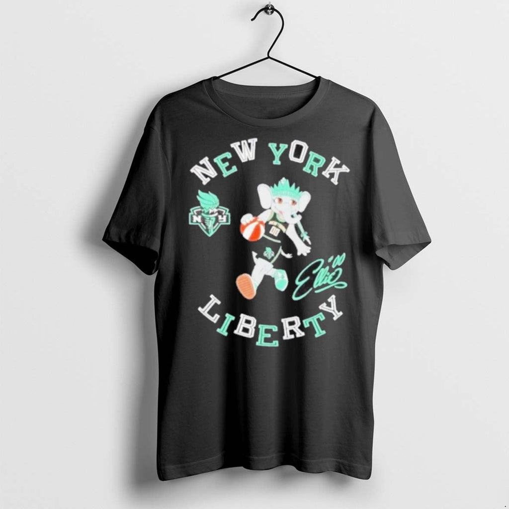 Premium New York Liberty Stadium Essentials Black - Adult & Kids T-Shirts, Sweatshirts & Hoodies apparel design preview 1