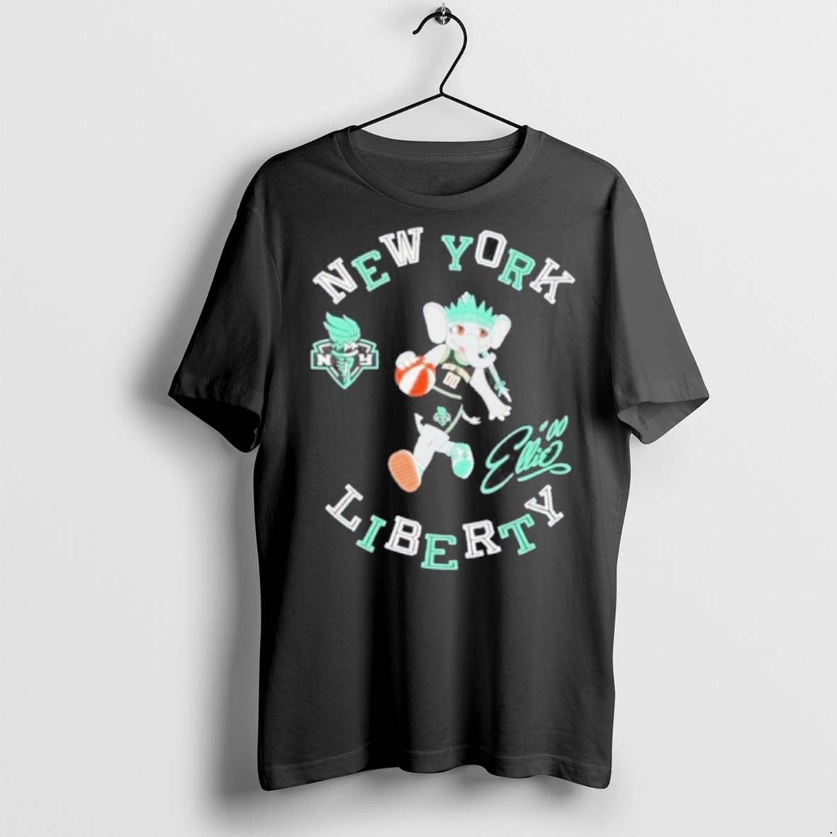 Premium New York Liberty Stadium Essentials Black - Adult & Kids T-Shirts, Sweatshirts & Hoodies apparel design preview 1