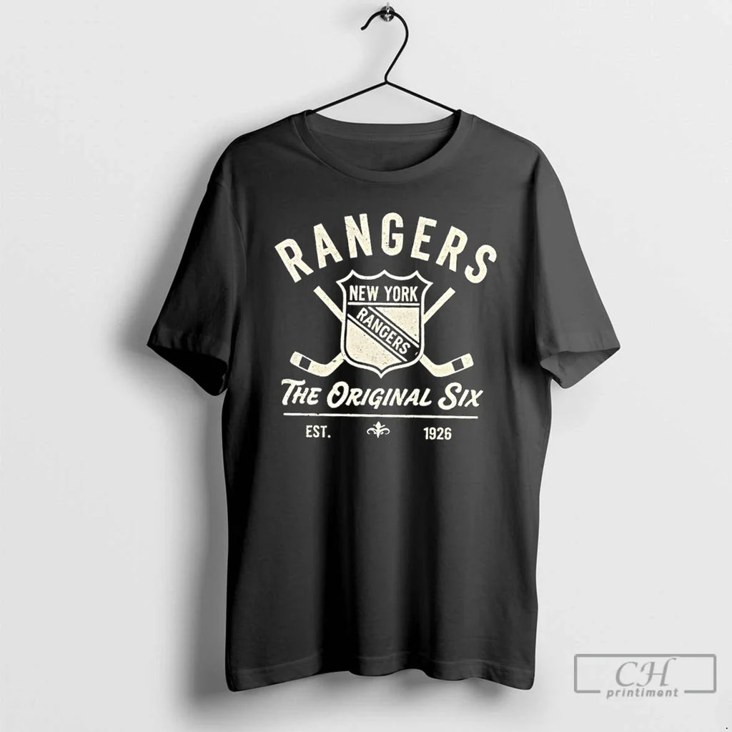 Premium New York Rangers The Six Est 1926 - Adult & Kids T-Shirts, Sweatshirts & Hoodies apparel design preview 1