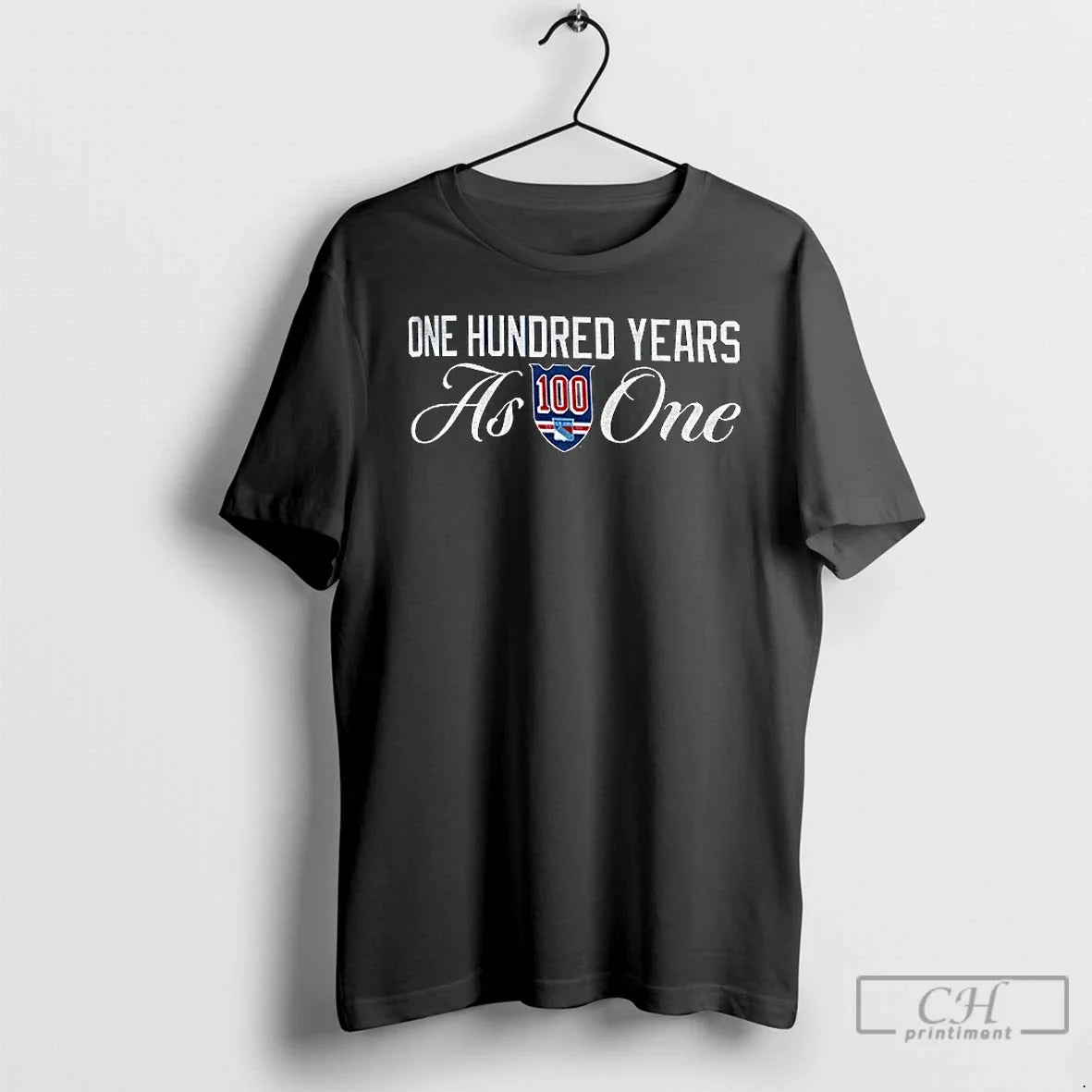 Premium New York Rangers Logo One Hundred Years As - Adult & Kids T-Shirts, Sweatshirts & Hoodies apparel design preview 1