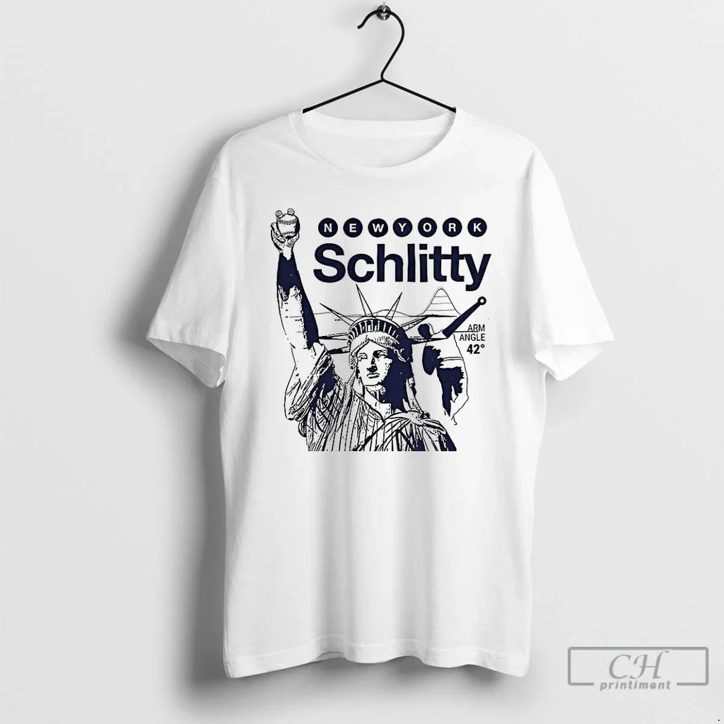 Premium New York Schlitty Statue Of Liberty Arm Angle - Adult & Kids T-Shirts, Sweatshirts & Hoodies apparel design preview 1