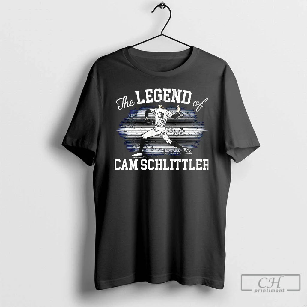 Premium New York Yankee The Legend Of Cam Schlittler - Adult & Kids T-Shirts, Sweatshirts & Hoodies apparel design preview 1
