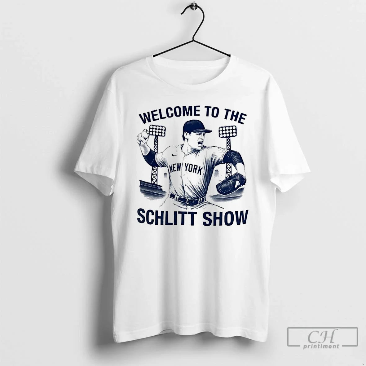 Premium New York Yankees Welcome To The Schlitt Show - Adult & Kids T-Shirts, Sweatshirts & Hoodies apparel design preview 1