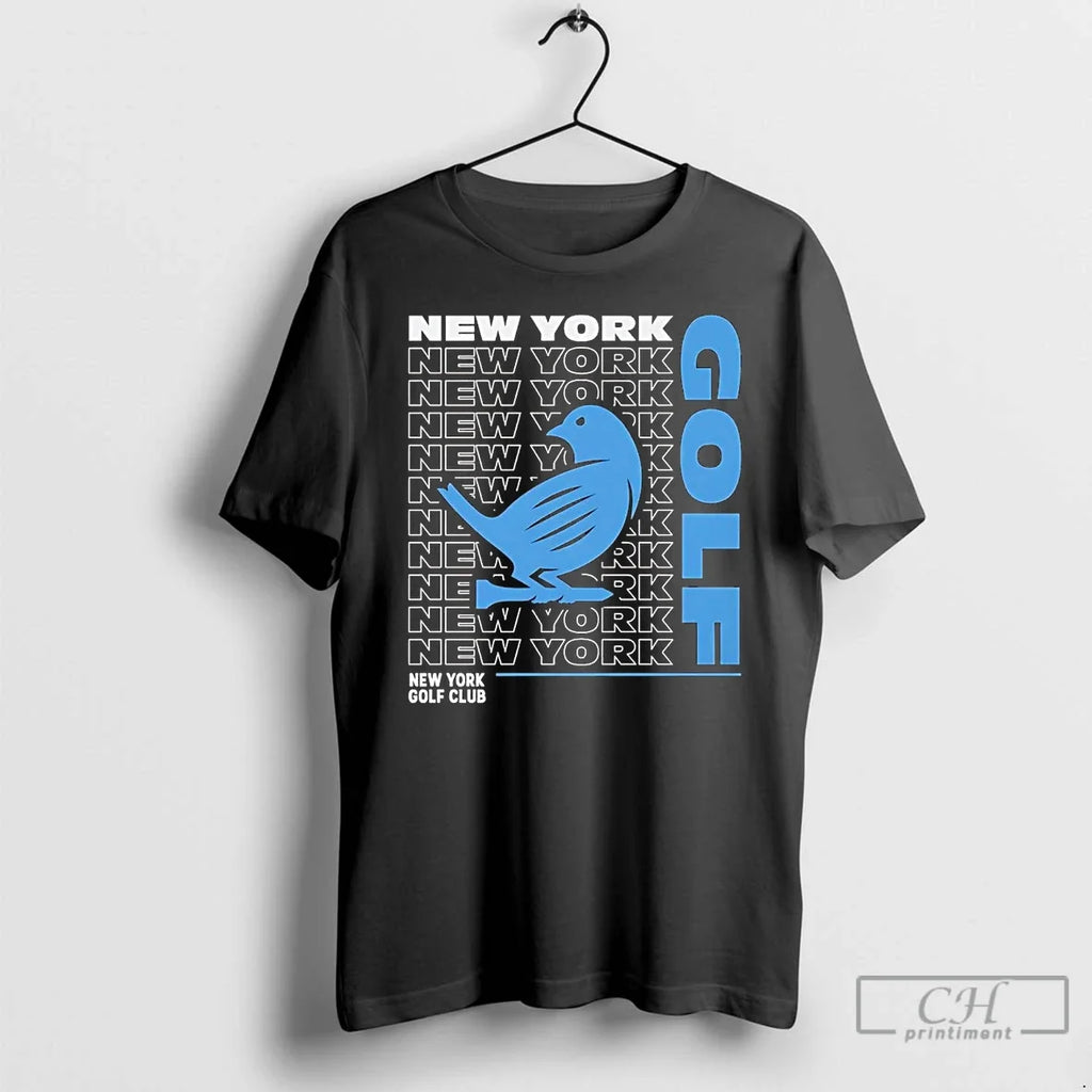 Premium New York Golf Club Repeat Outline - Adult & Kids T-Shirts, Sweatshirts & Hoodies apparel design preview 1