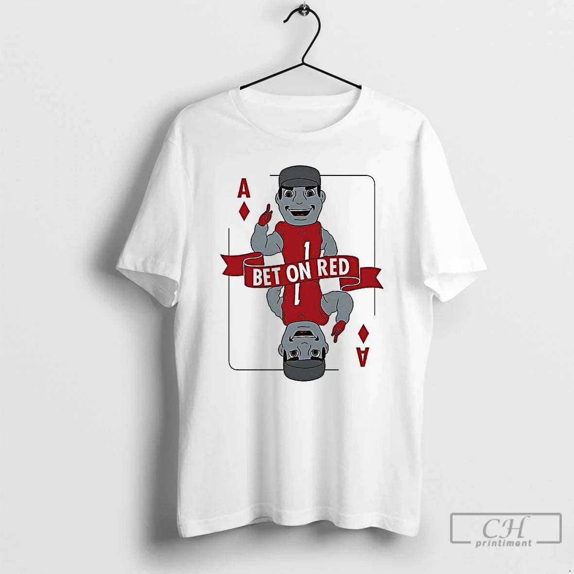 Premium Nicholls State Bet On Red Card - Adult & Kids T-Shirts, Sweatshirts & Hoodies apparel design preview 1