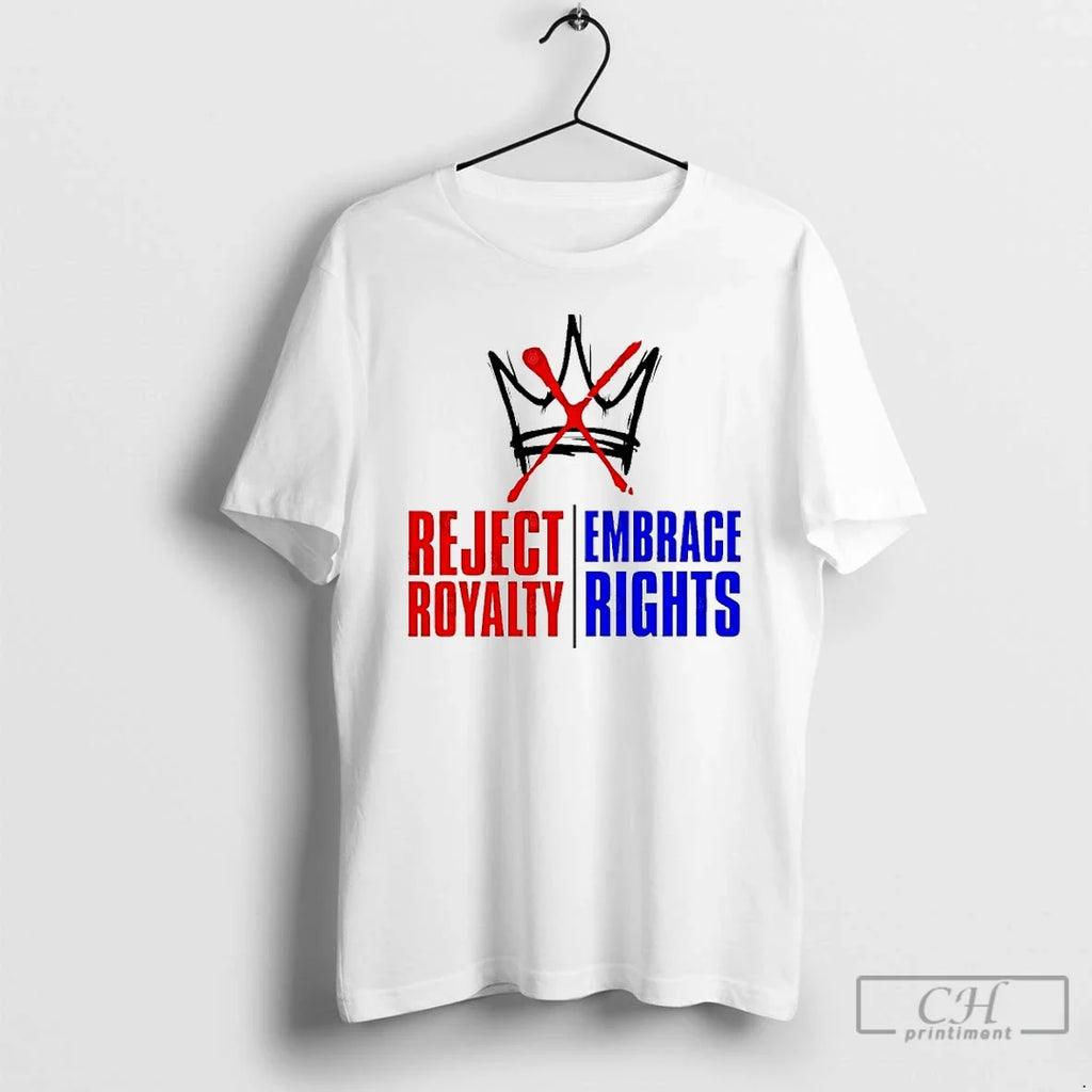 Premium No Kings Protest Rally Solidarity - Adult & Kids T-Shirts, Sweatshirts & Hoodies apparel design preview 1