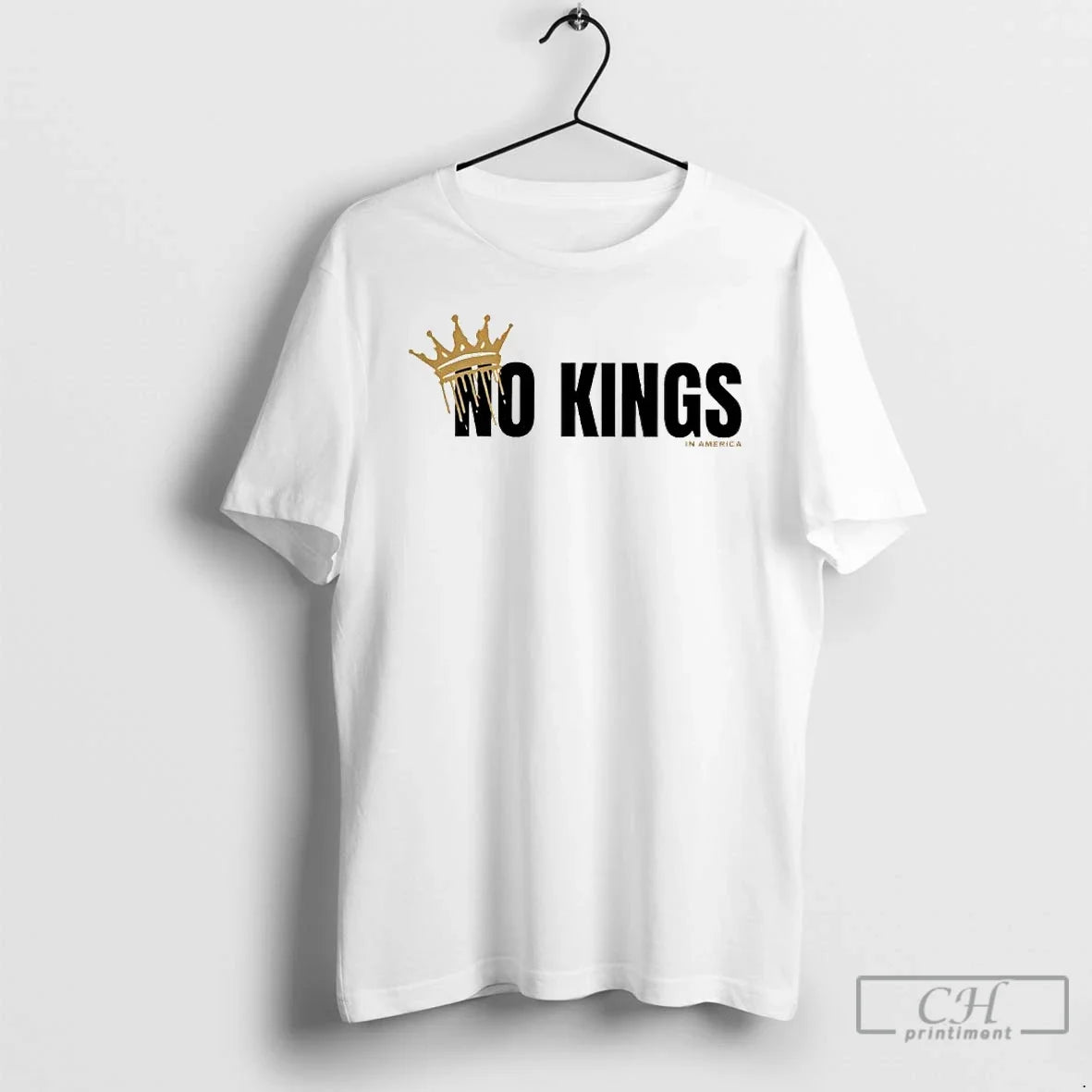 Premium No Kings Royal Drip Crown In America - Adult & Kids T-Shirts, Sweatshirts & Hoodies apparel design preview 1