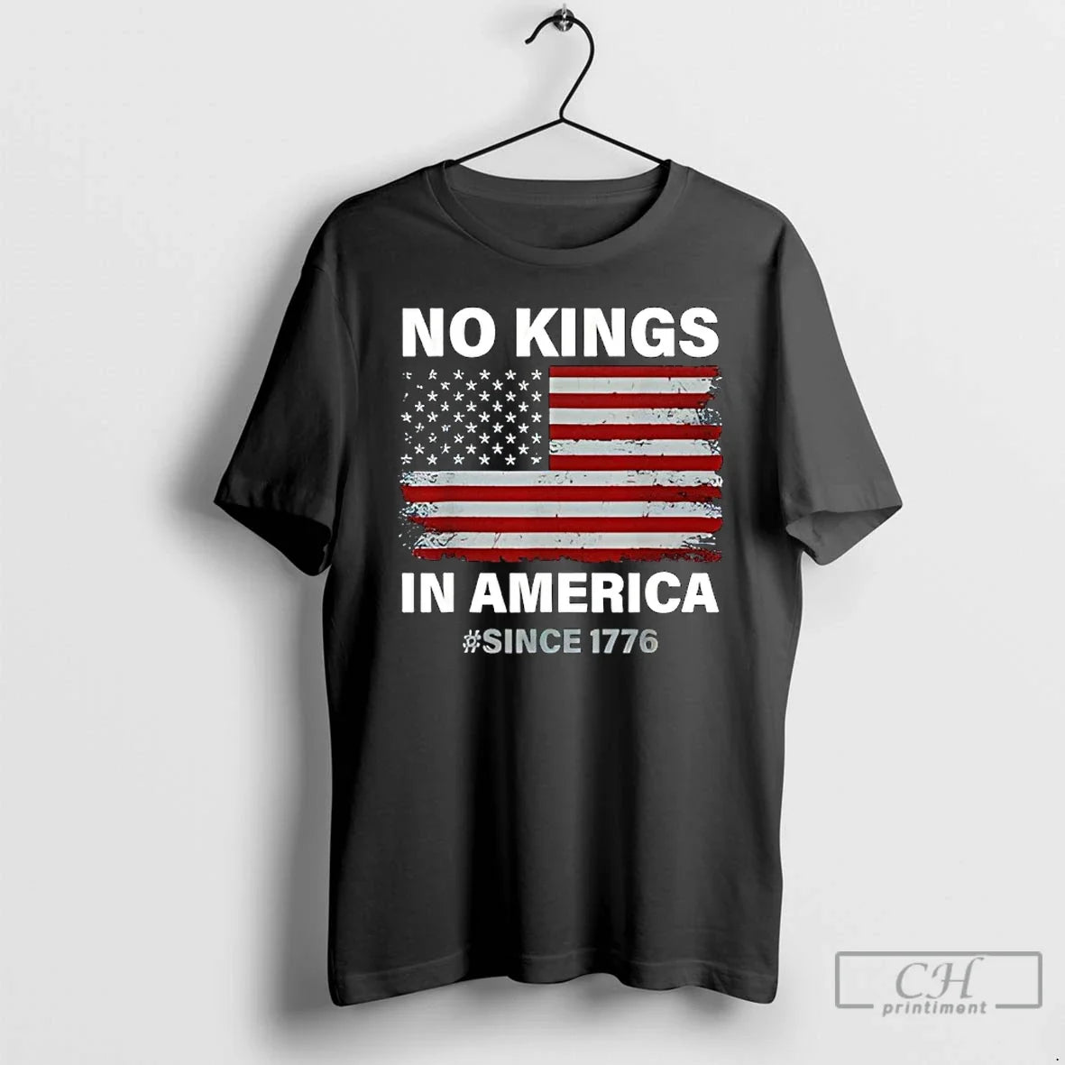 Premium No Kings In America Since 1776 Vintage Usa - Adult & Kids T-Shirts, Sweatshirts & Hoodies apparel design preview 1