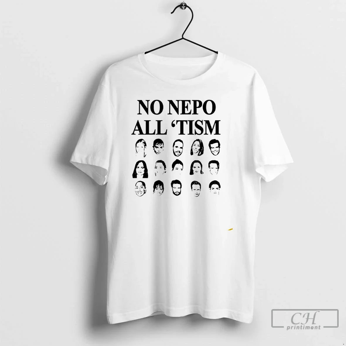 Premium No Nepo All Tism Faces - Adult & Kids T-Shirts, Sweatshirts & Hoodies apparel design preview 1