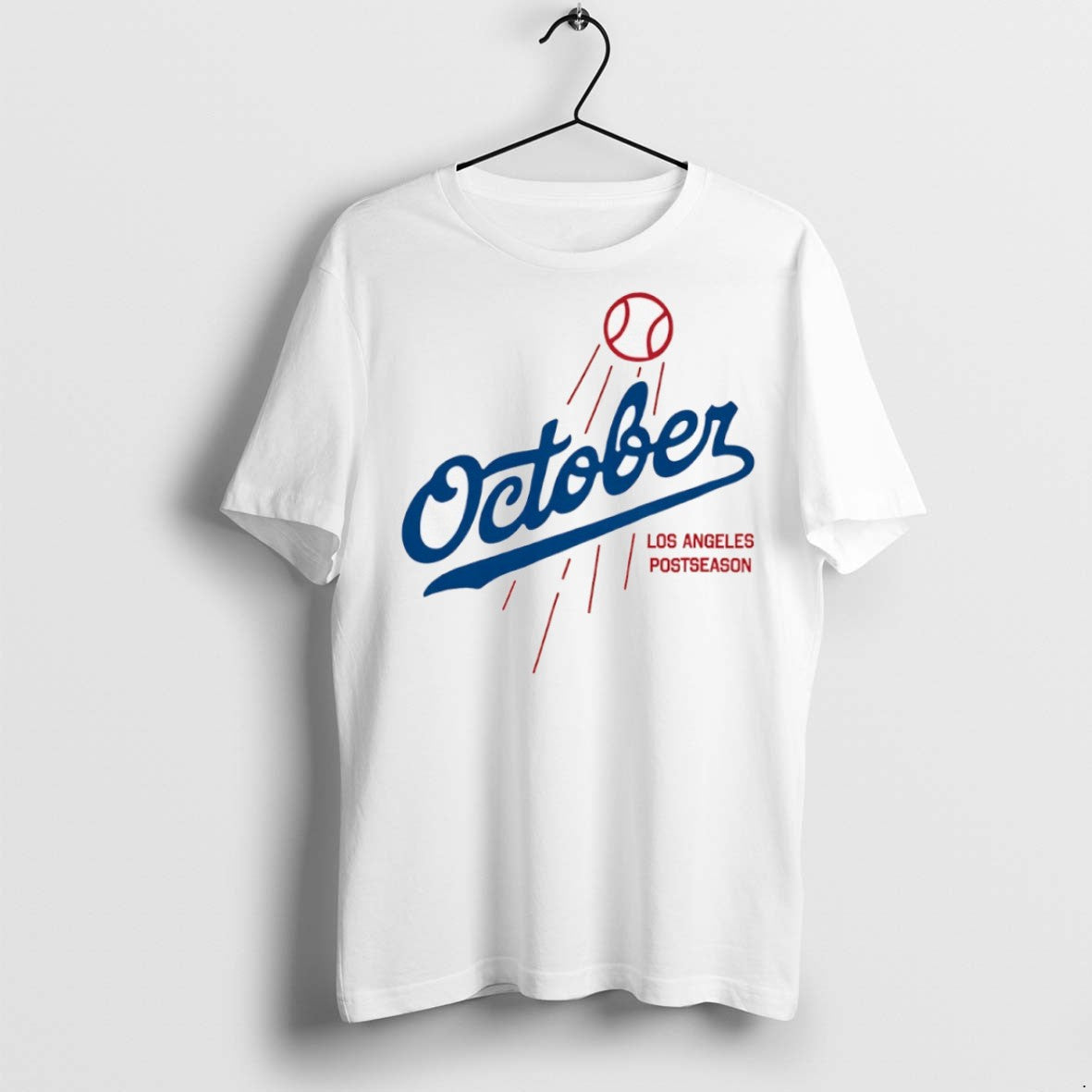 Premium October Baseball Los Angeles Dodgers - Adult & Kids T-Shirts, Sweatshirts & Hoodies apparel design preview 1