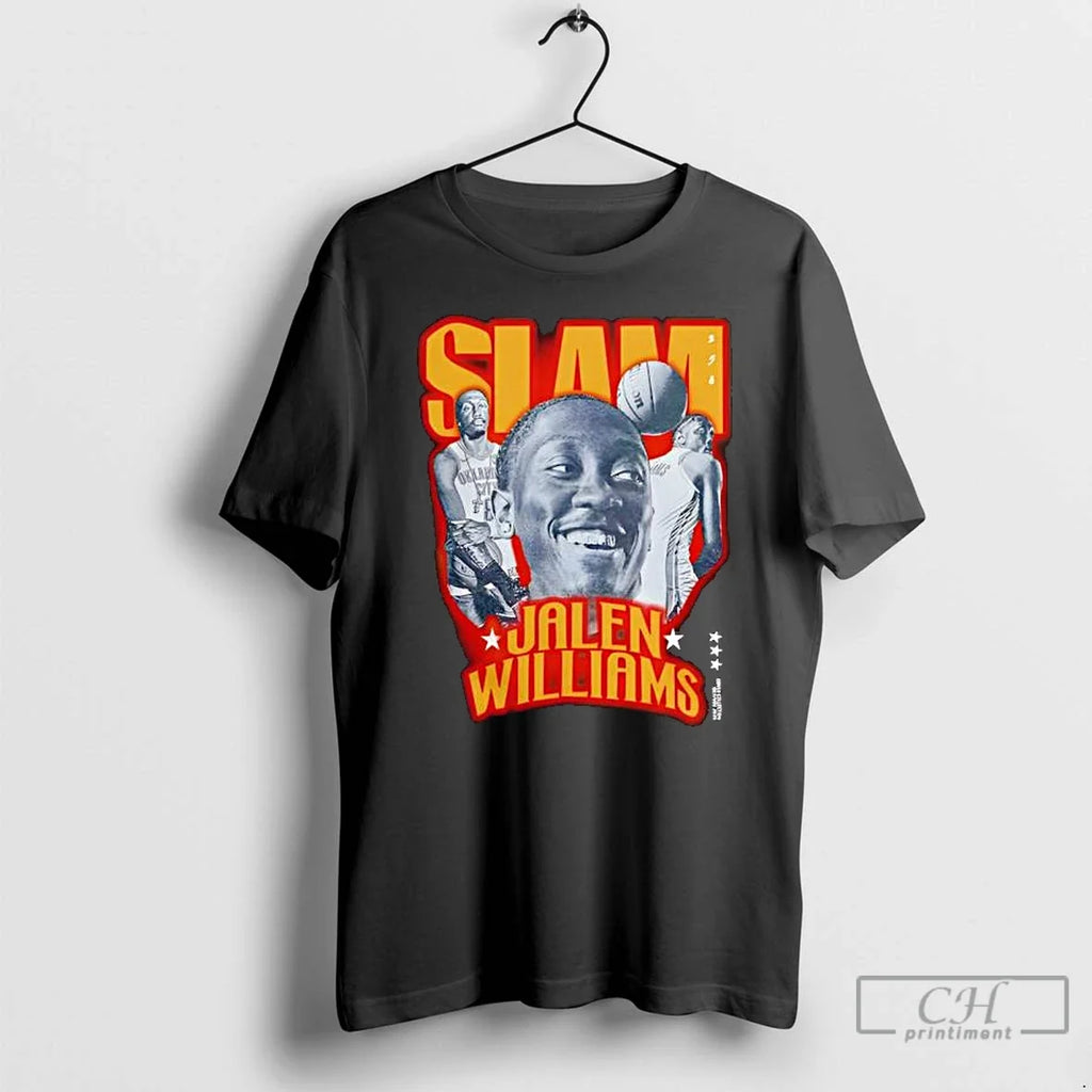 Premium Oklahoma City Thunder Jalen Williams Slam - Adult & Kids T-Shirts, Sweatshirts & Hoodies apparel design preview 1