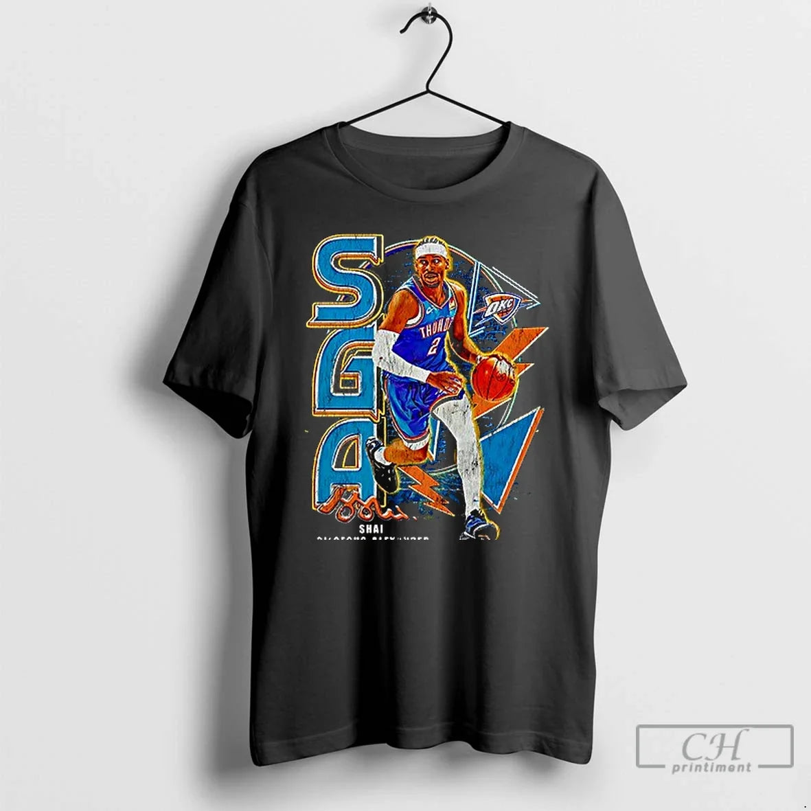Premium Oklahoma City Thunders Gilgeous Alexander - Adult & Kids T-Shirts, Sweatshirts & Hoodies apparel design preview 1