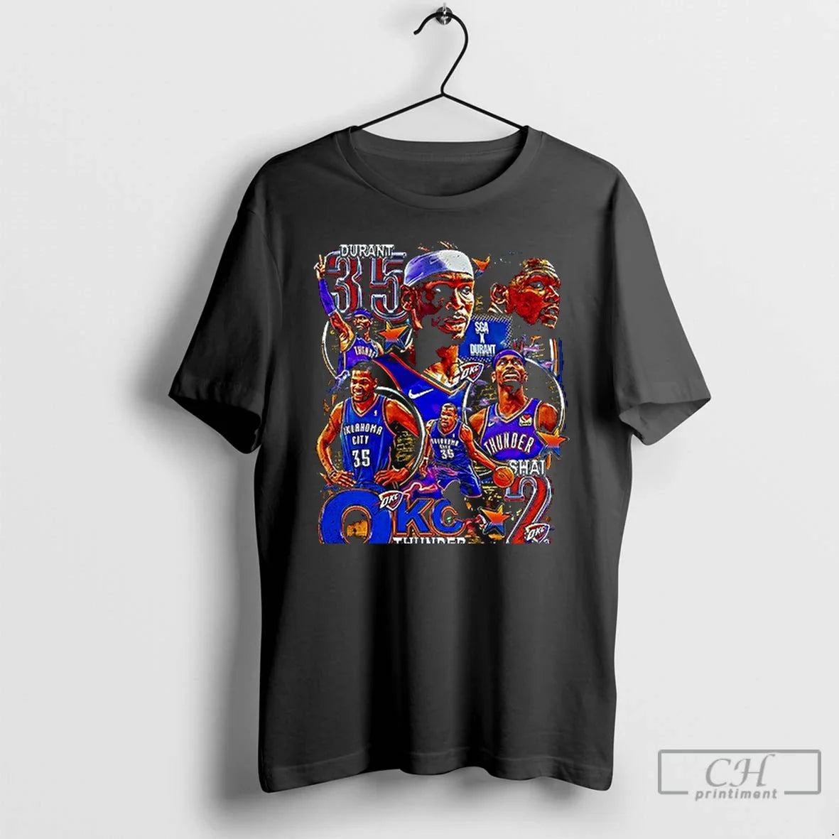 Premium Oklahoma City Thunders Gilgeous Alexander - Adult & Kids T-Shirts, Sweatshirts & Hoodies apparel design preview 1