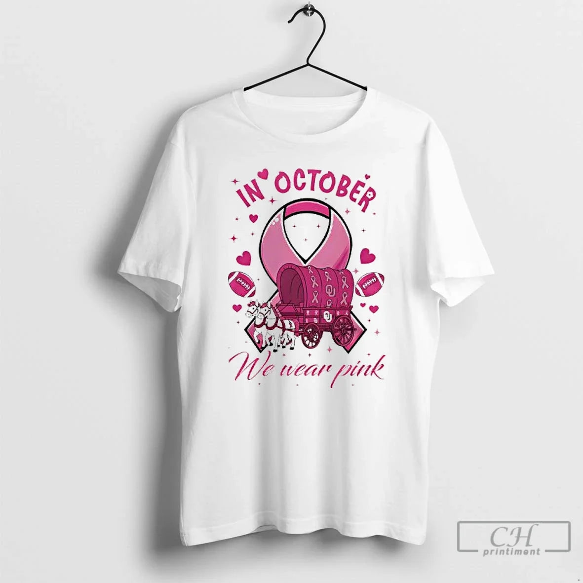 Premium Oklahoma Sooners Tackle Cancer Win Together - Adult & Kids T-Shirts, Sweatshirts & Hoodies apparel design preview 1