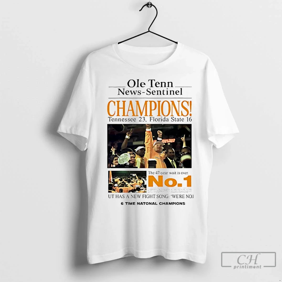 Premium Ole Tenn Sentinel Champions Tennessee 23 - Adult & Kids T-Shirts, Sweatshirts & Hoodies apparel design preview 1