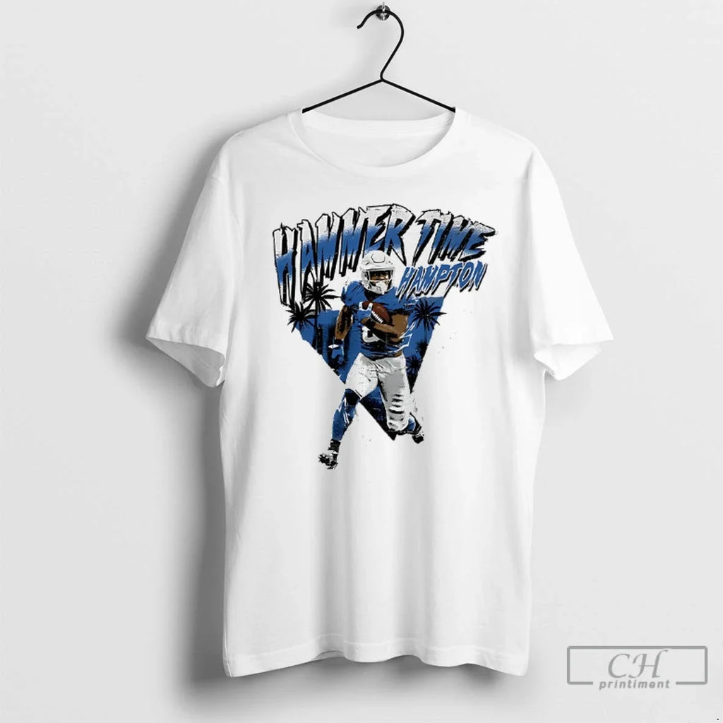 Premium Omarion Hampton Los Angeles Chargers Hammer - Adult & Kids T-Shirts, Sweatshirts & Hoodies apparel design preview 1