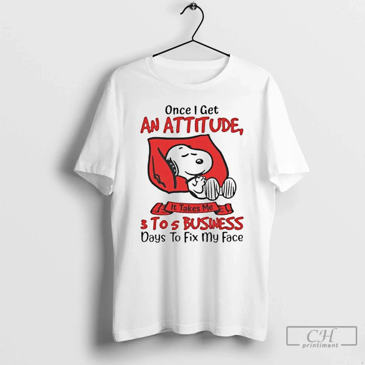 Premium Once I Get An Attitude 3 Tos Business Days To - Adult & Kids T-Shirts, Sweatshirts & Hoodies apparel design preview 1