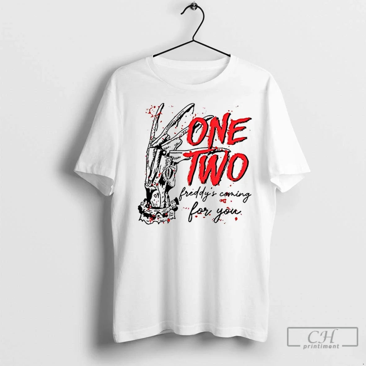 Premium One Two Freddys Coming For You Halloween - Adult & Kids T-Shirts, Sweatshirts & Hoodies apparel design preview 1