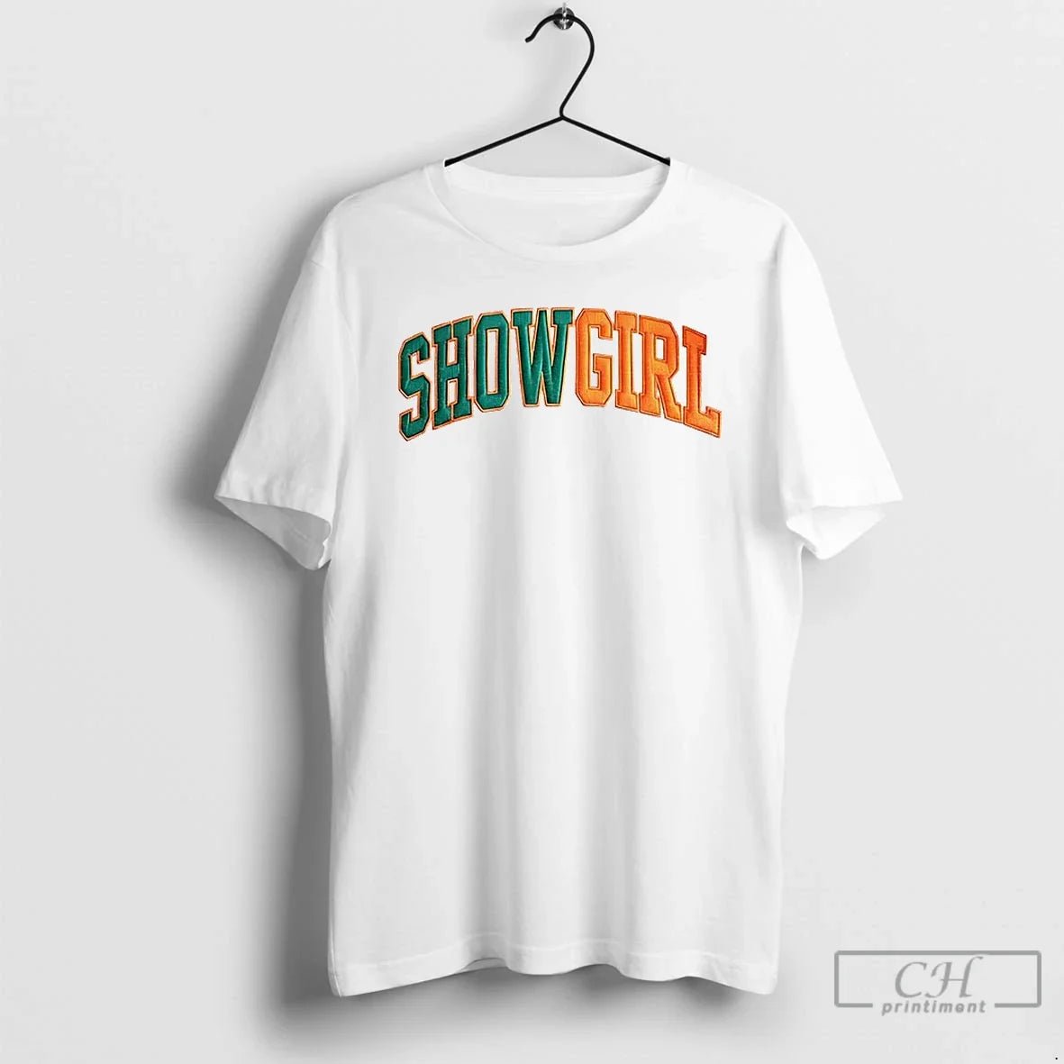 Premium Orange Show Girl - Adult & Kids T-Shirts, Sweatshirts & Hoodies apparel design preview 1
