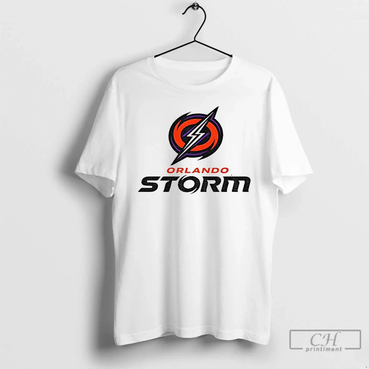 Premium Orlando Storm Lockup Logo 2025 - Adult & Kids T-Shirts, Sweatshirts & Hoodies apparel design preview 1