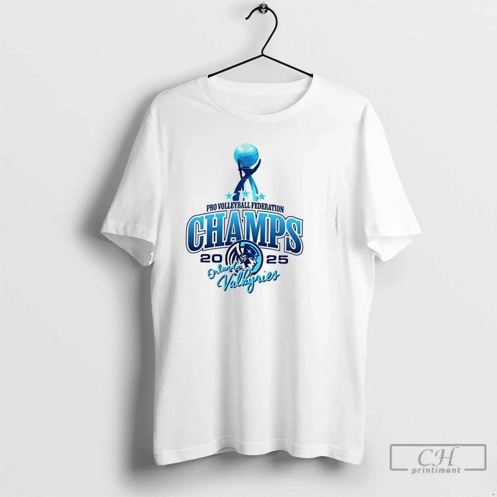 Premium Orlando Valkyries 2025 Pro Volleyball - Adult & Kids T-Shirts, Sweatshirts & Hoodies apparel design preview 1