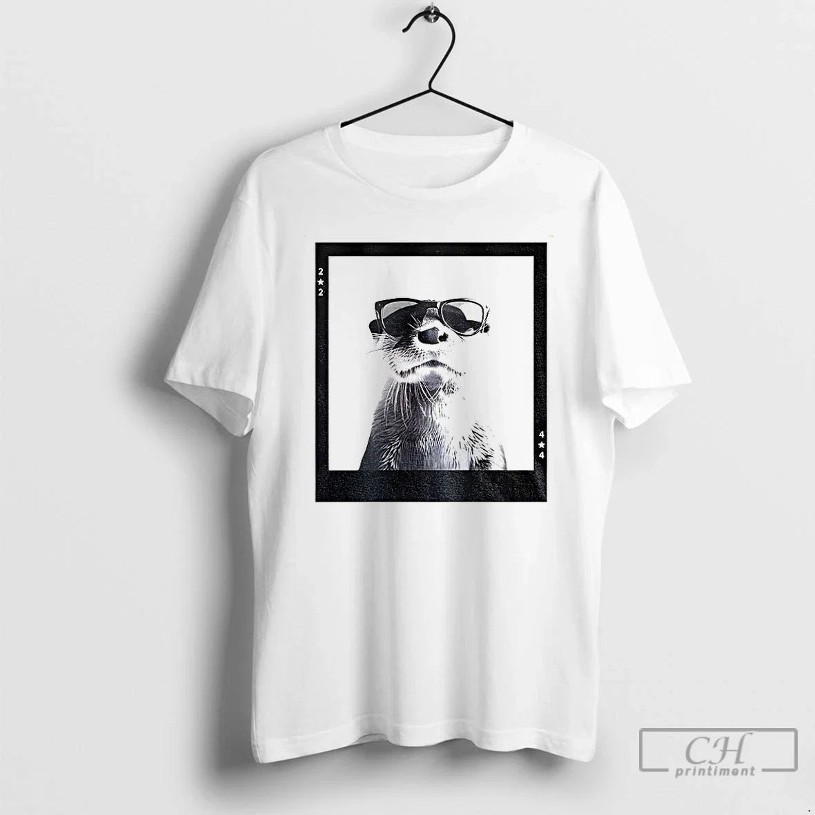 Premium Otter Wearing Glasses Photo Funny Meme - Adult & Kids T-Shirts, Sweatshirts & Hoodies apparel design preview 1