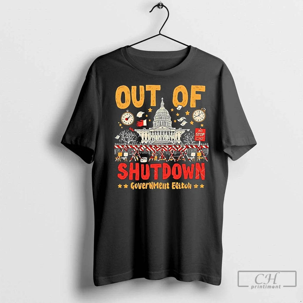 Premium Out Of Shutdown Government - Adult & Kids T-Shirts, Sweatshirts & Hoodies apparel design preview 1