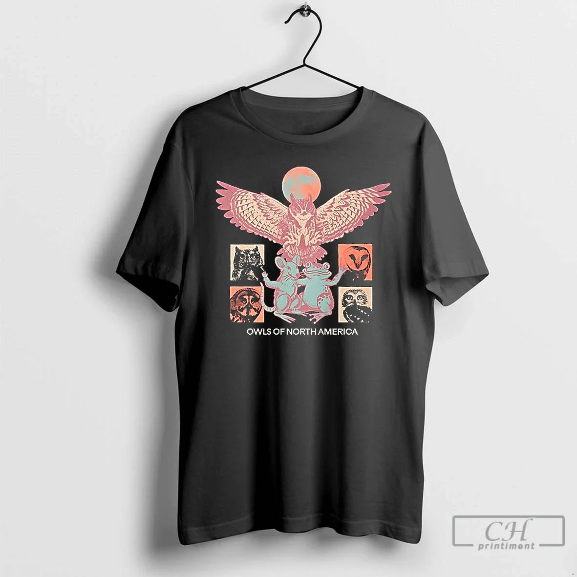Premium Owls Of North America - Adult & Kids T-Shirts, Sweatshirts & Hoodies apparel design preview 1