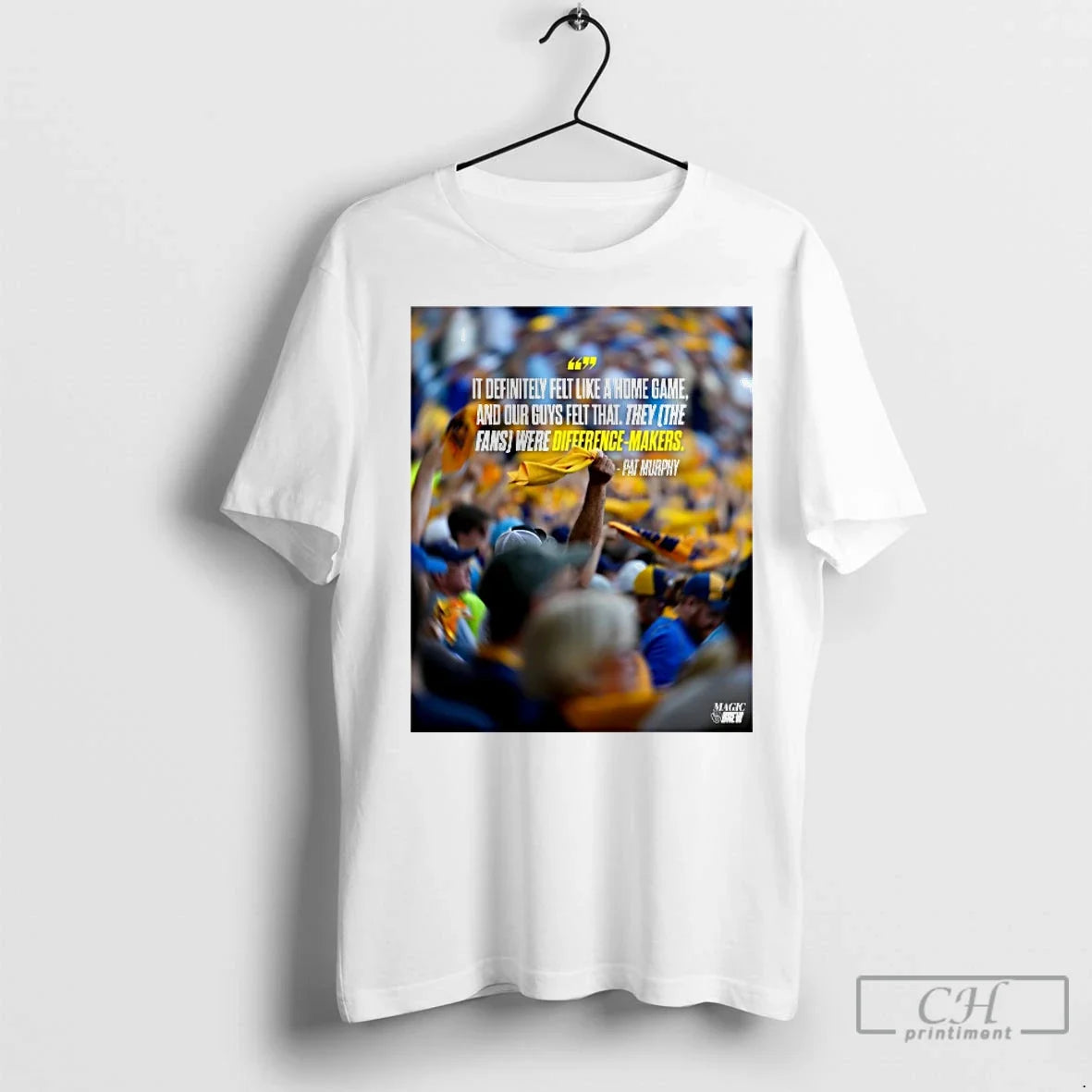 Premium Pat Murphy Milwaukee Brewers It Definitely - Adult & Kids T-Shirts, Sweatshirts & Hoodies apparel design preview 1