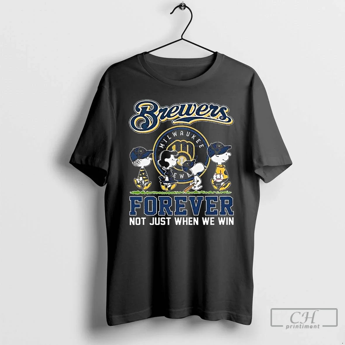 Premium Peanut X Milwaukee Brewers 2025 Postseason - Adult & Kids T-Shirts, Sweatshirts & Hoodies apparel design preview 1