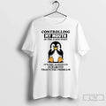 Premium Penguin Controlling My Mouth Is The Easy Part - Adult & Kids T-Shirts, Sweatshirts & Hoodies apparel design preview 1