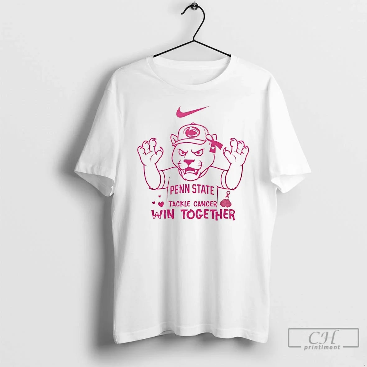 Premium Penn State Breast Cancer Awareness Month We - Adult & Kids T-Shirts, Sweatshirts & Hoodies apparel design preview 1