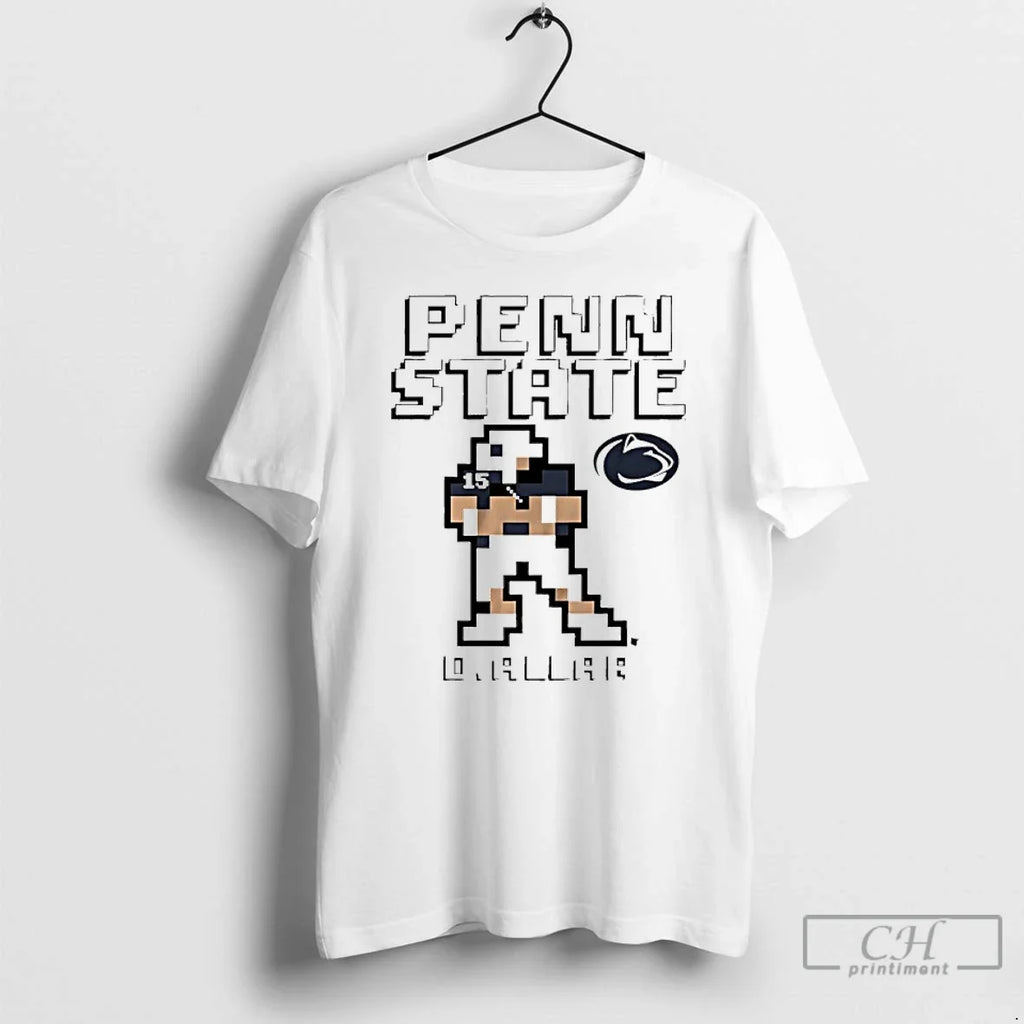 Premium Penn State Football Drew Allar Retro Baller - Adult & Kids T-Shirts, Sweatshirts & Hoodies apparel design preview 1